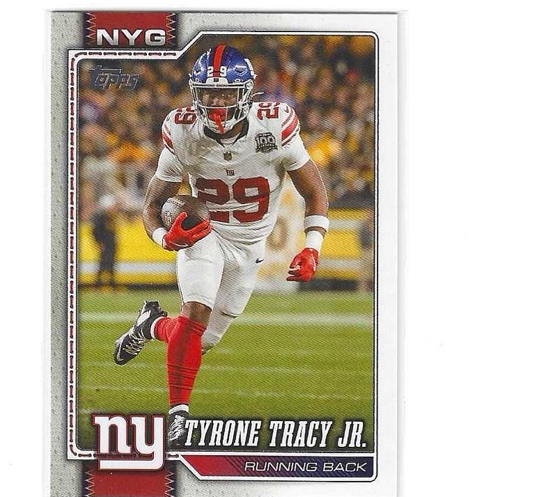 2026 Topps Football Tyrone Tracy Jr. #152 New York Giants front