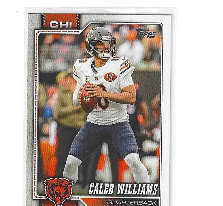 2025 Topps Caleb Williams #35 Chicago Bears front