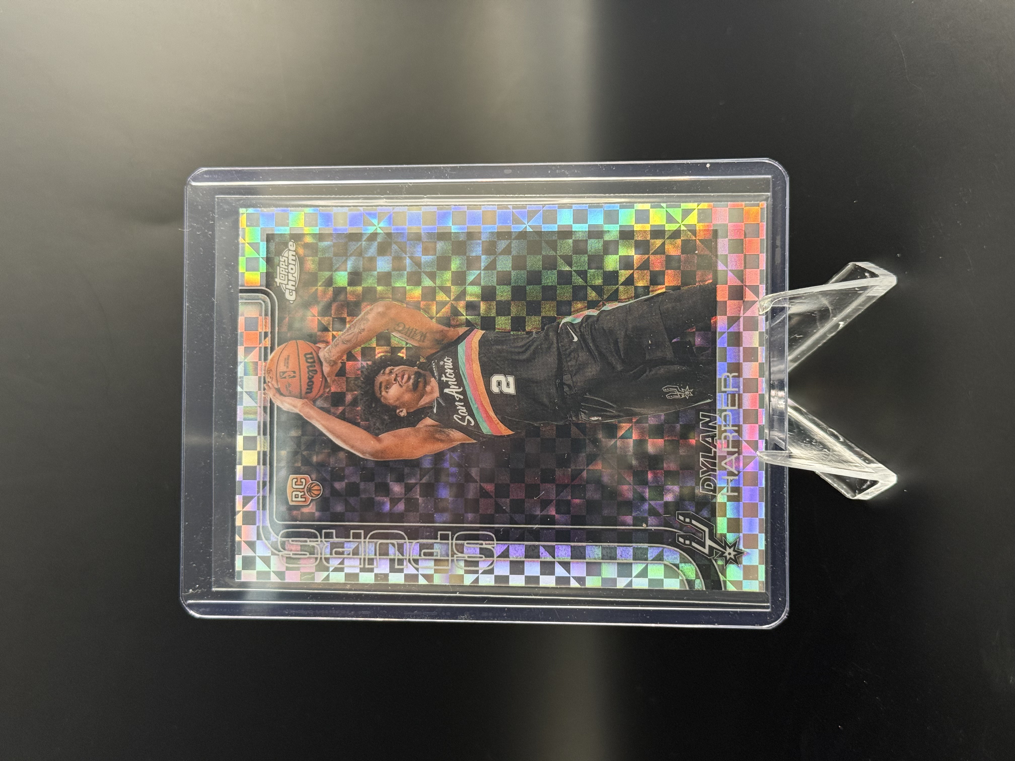 2025-26 Topps Chrome Basketball Dylan Harper RC X-Fractor #152 front
