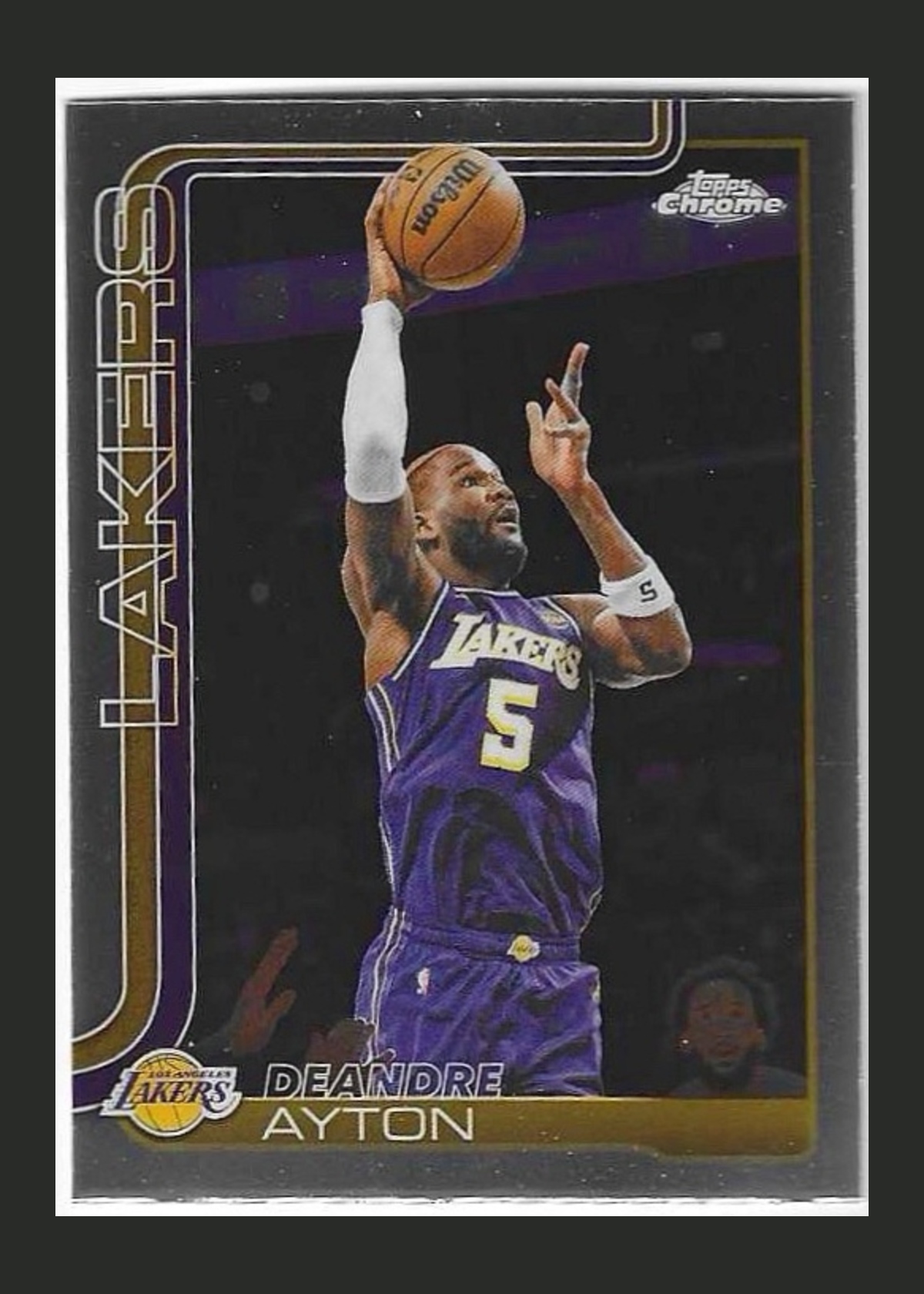 2025-26 Topps Chrome Basketball DeAndre Ayton #104 Los Angeles Lakers front