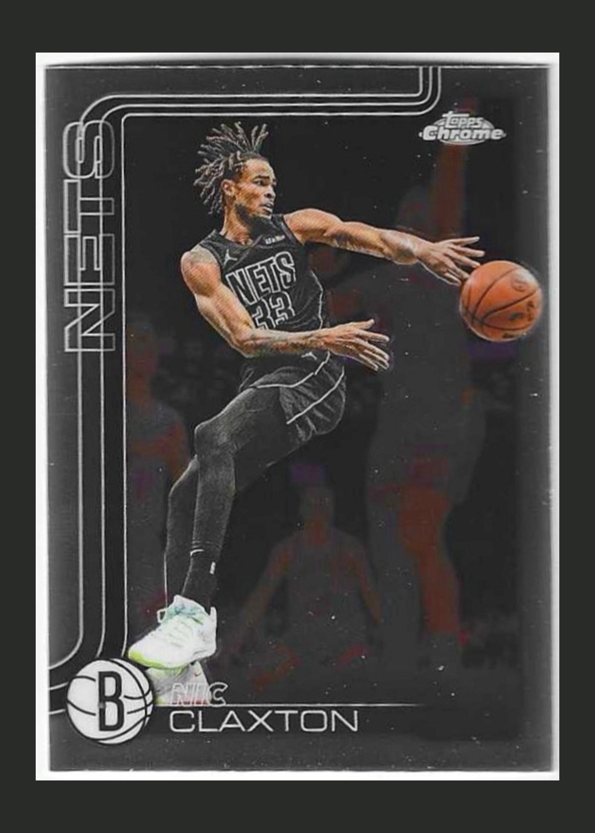 2025-26 Topps Chrome Basketball Nic Claxton #123 front