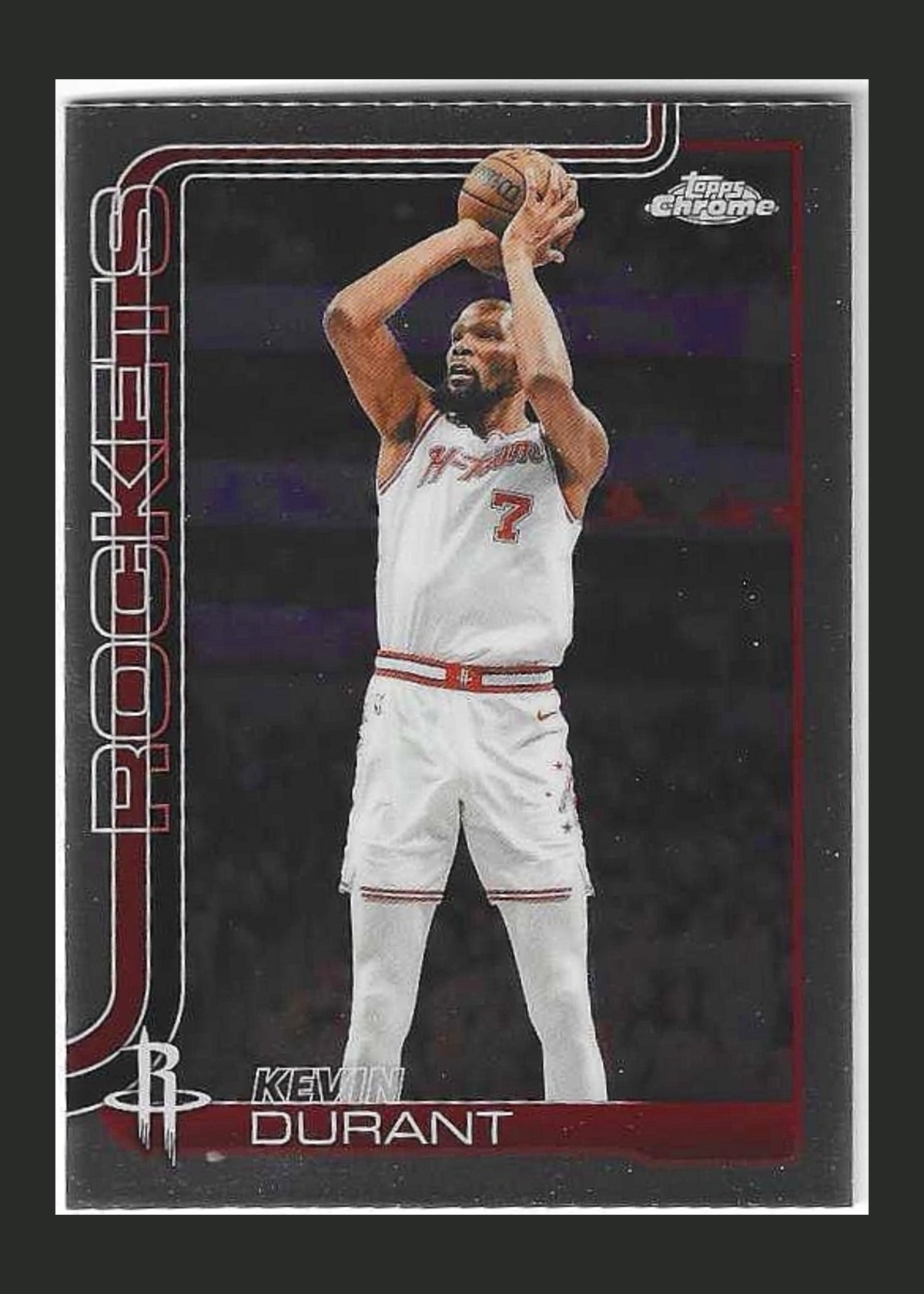 2025-26 Topps Chrome Kevin Durant #23 Houston Rockets front