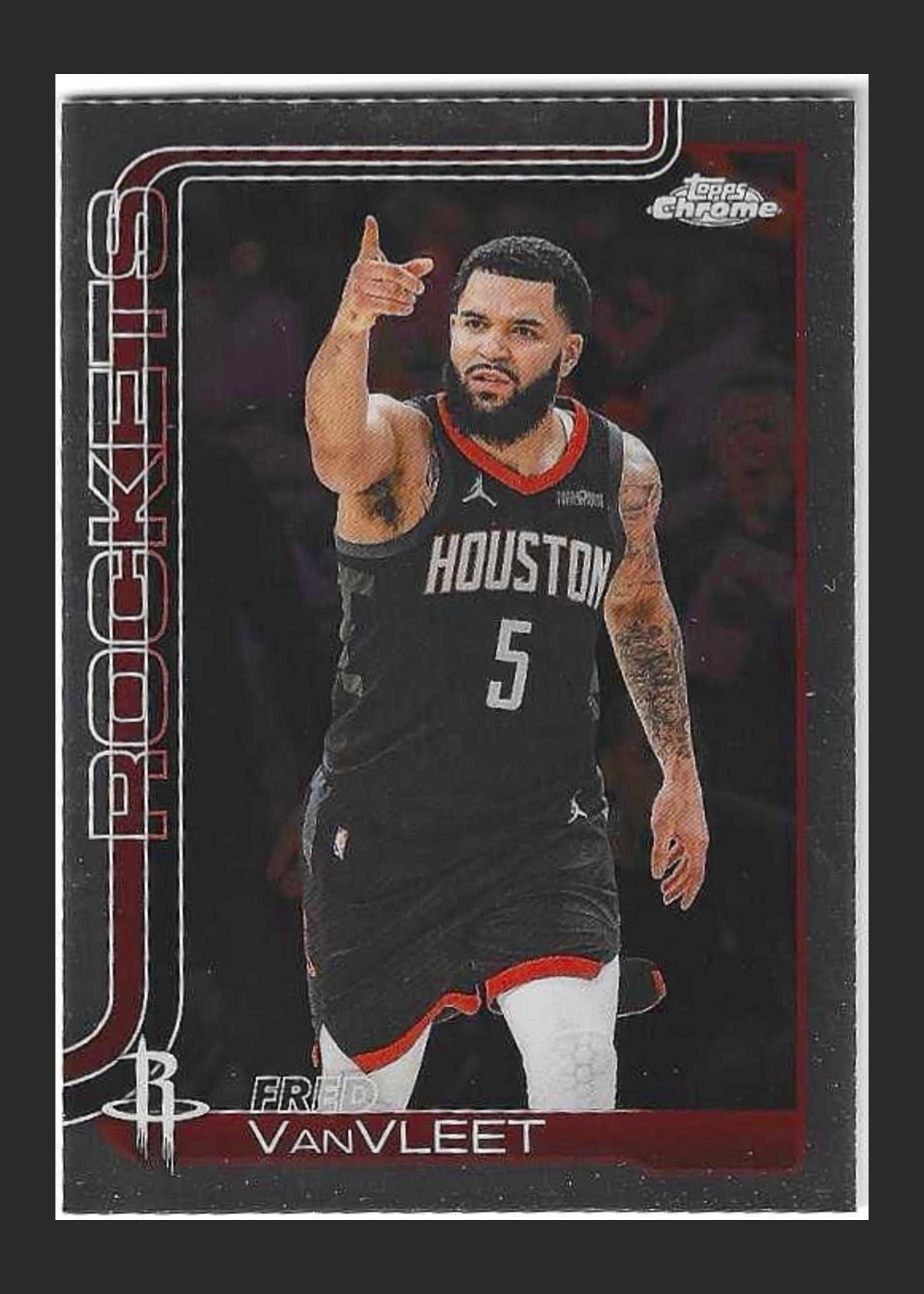2025-26 Topps Chrome Basketball Fred VanVleet #61 Houston Rockets front