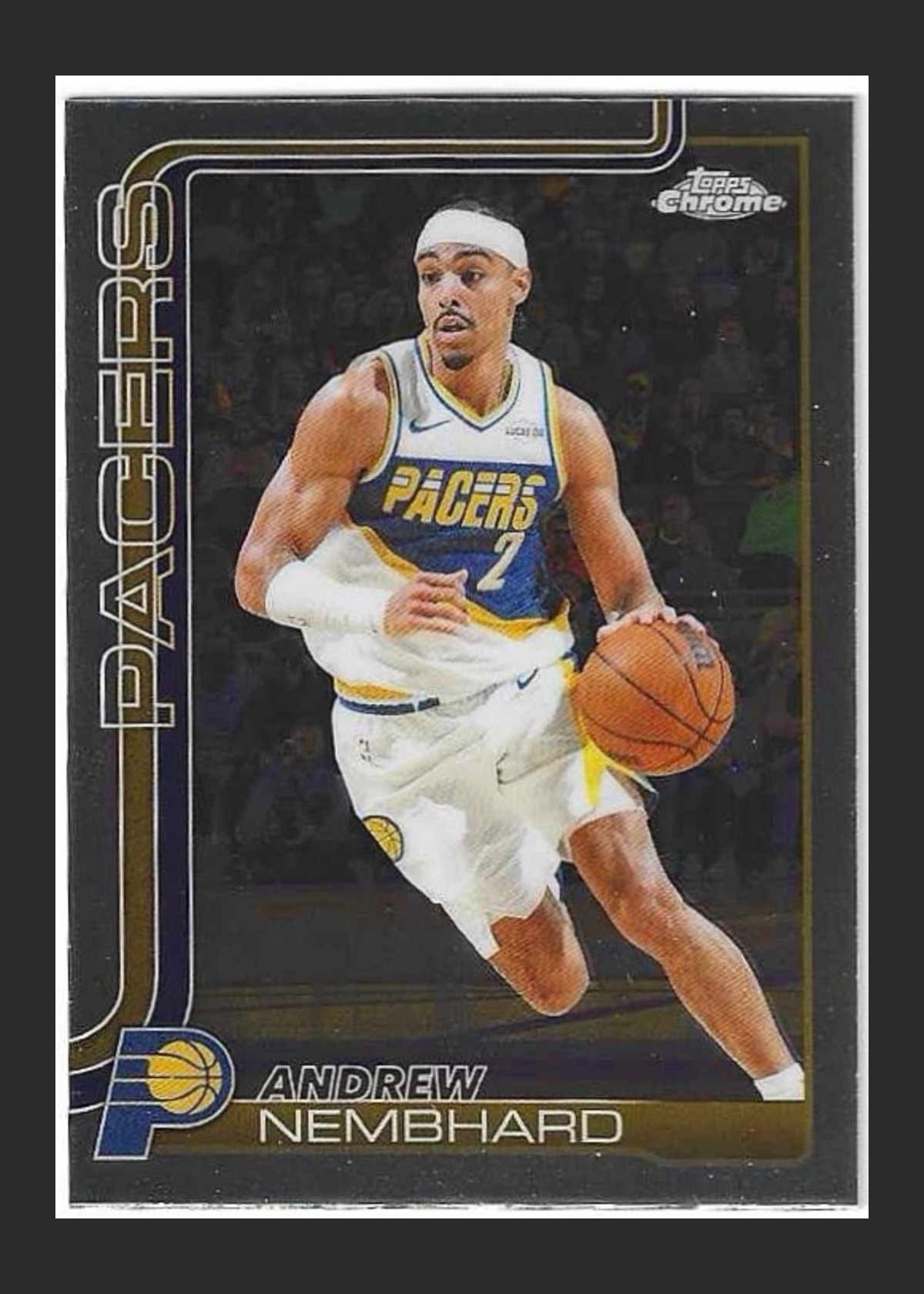 2025-26 Topps Chrome Basketball Andrew Nembhard #68 Indiana Pacers front