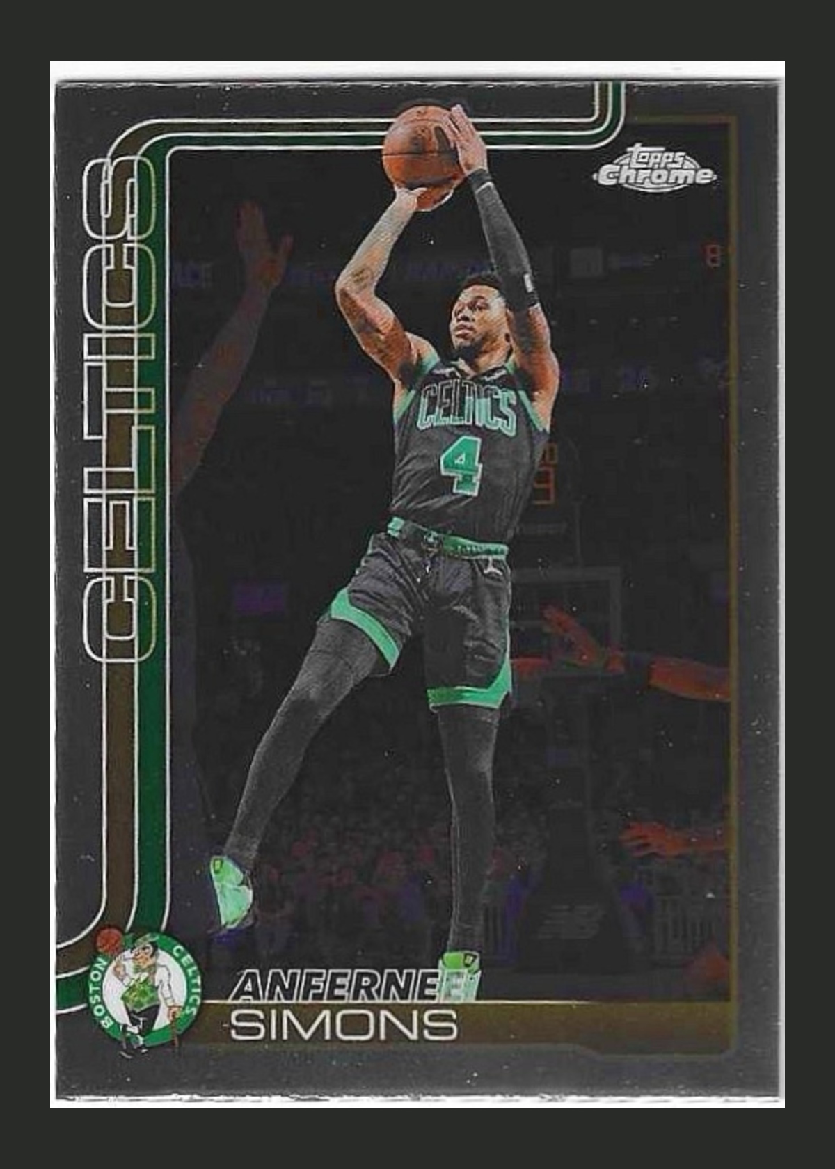 2025-26 Topps Chrome Basketball Anfernee Simons #76 Boston Celtics front