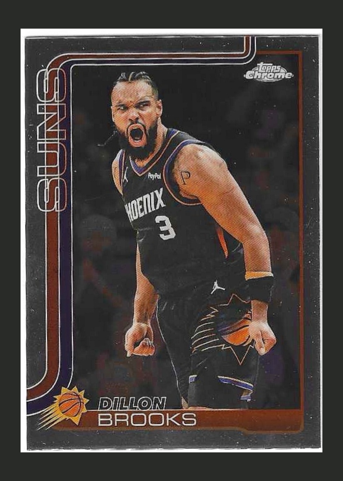 2025-26 Topps Chrome Basketball Dillon Brooks #117 Phoenix Suns front