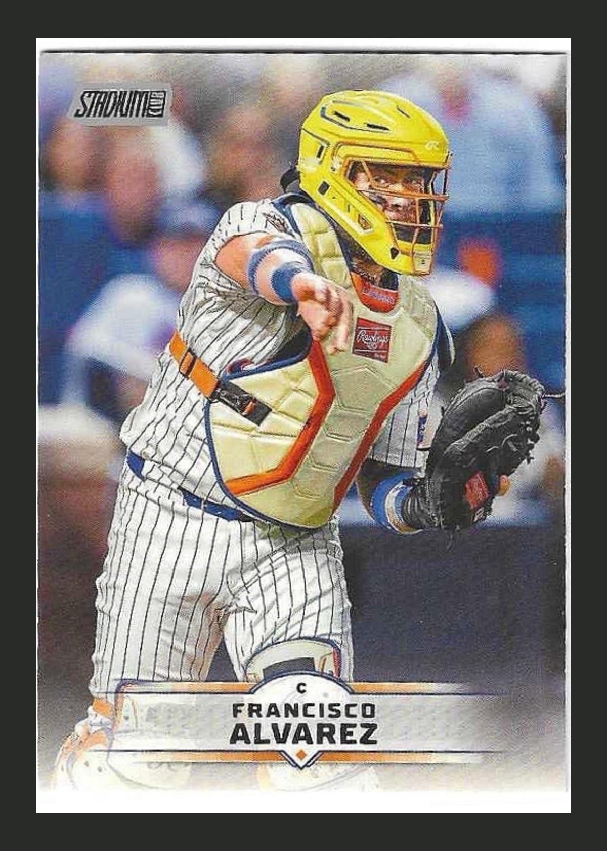 2025 Topps Stadium Club Francisco Alvarez #123 New York Mets front