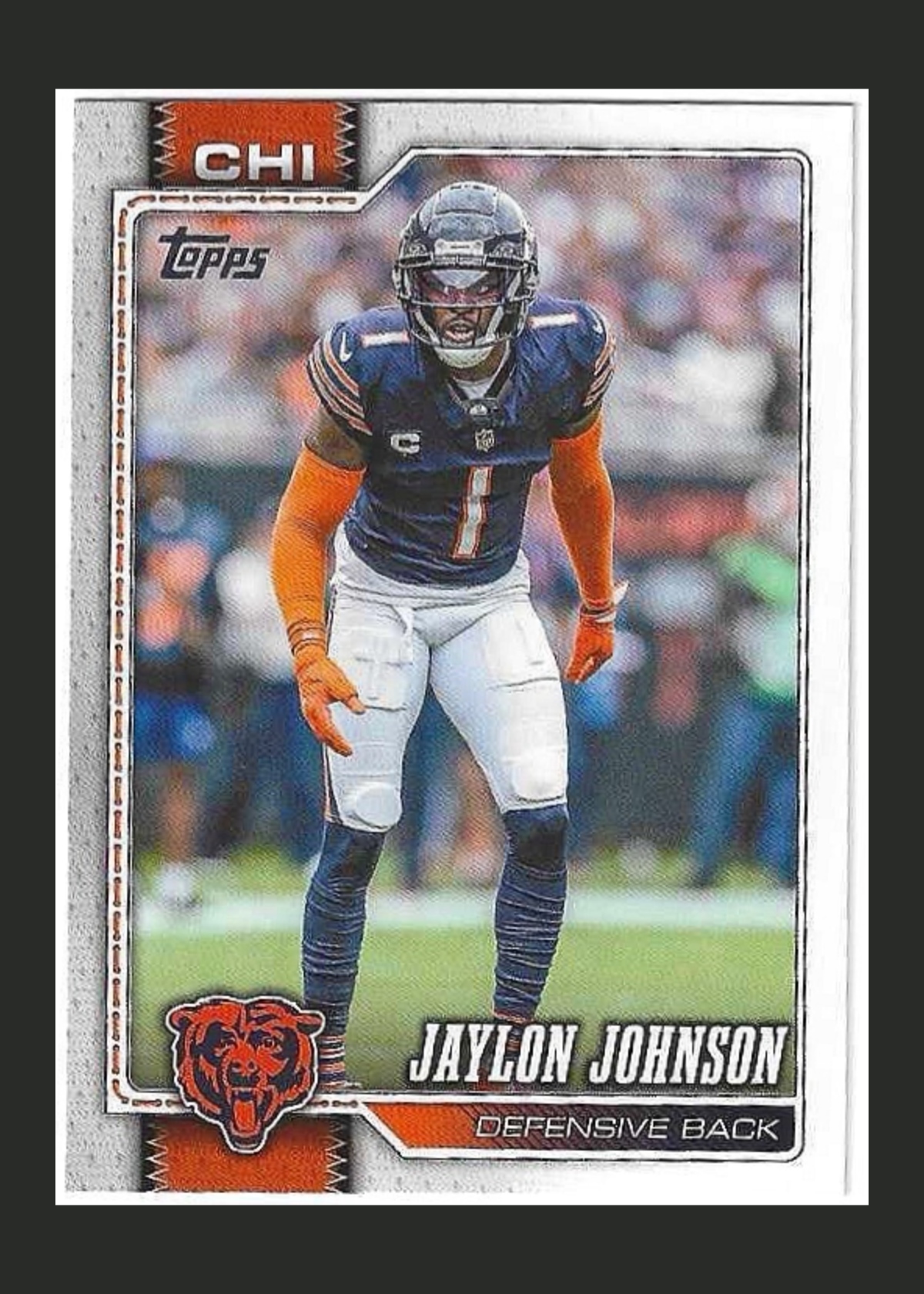 Jaylon Johnson 2026 Topps Football #38 Chicago Bears front