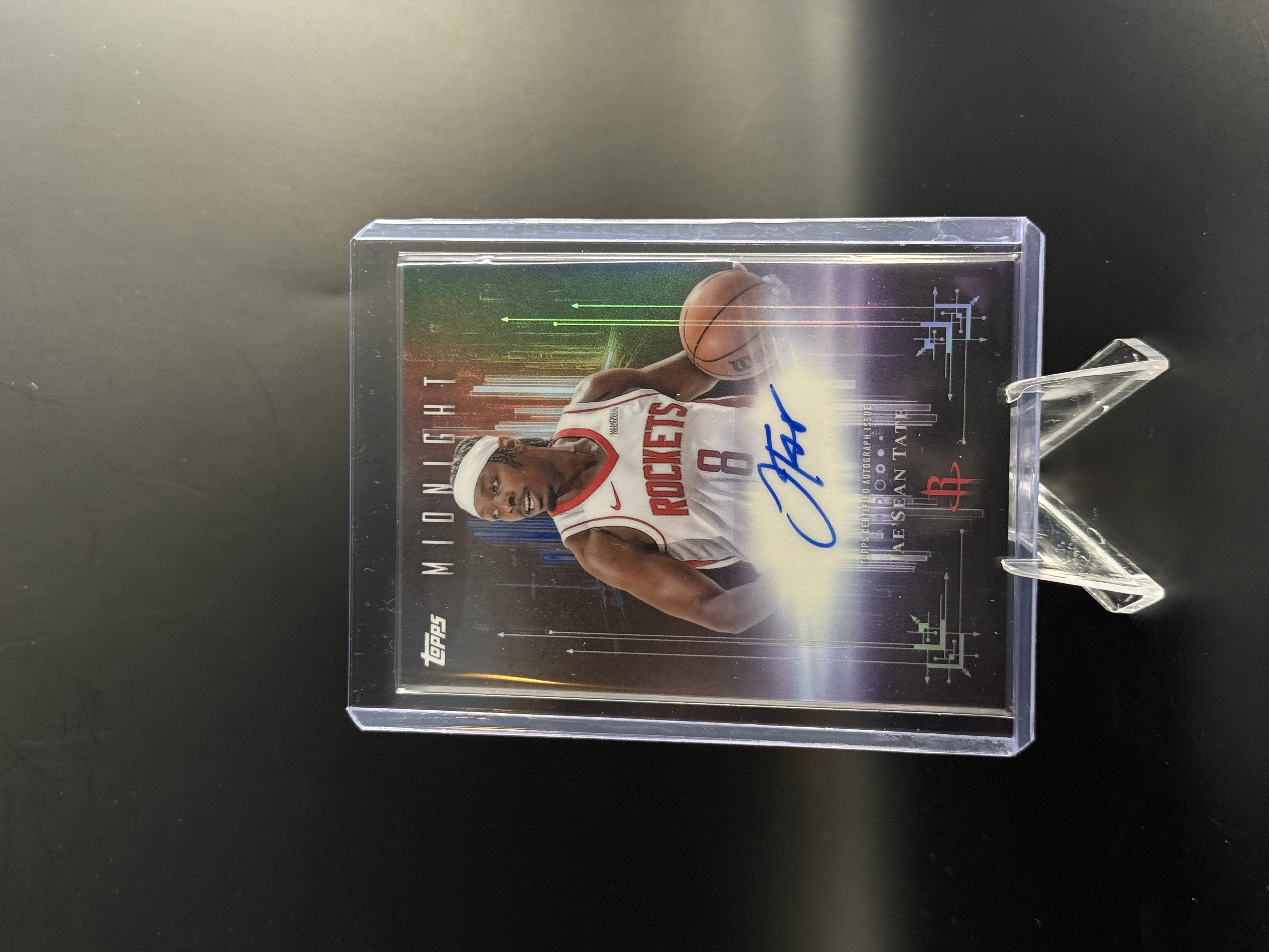 2025 Topps Midnight Dark Marks Autograph Jae'Sean Tate